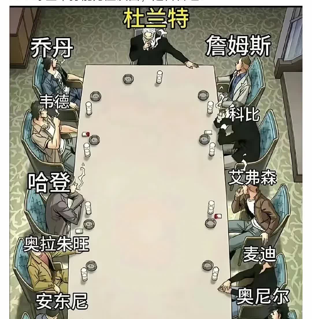 NBA历史单打绝顶高手排名：
1.杜兰特
2.詹姆斯
3..乔  丹
4