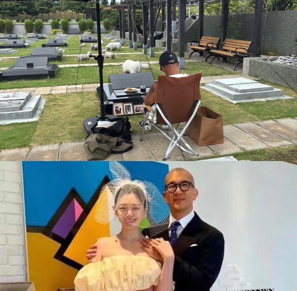 这样无声的告白，
时至今日怎么还有人怀疑是作秀？
具俊烨守在大S的墓园静默陪伴的