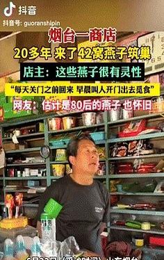 太有灵性了！6月21日山东烟台，女子开店20多年，发现一件稀奇事，这么多年来，总