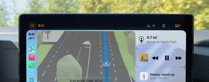苹果CarPlay新设计：液态玻璃，更清晰更美观

苹果在WWDC 2025