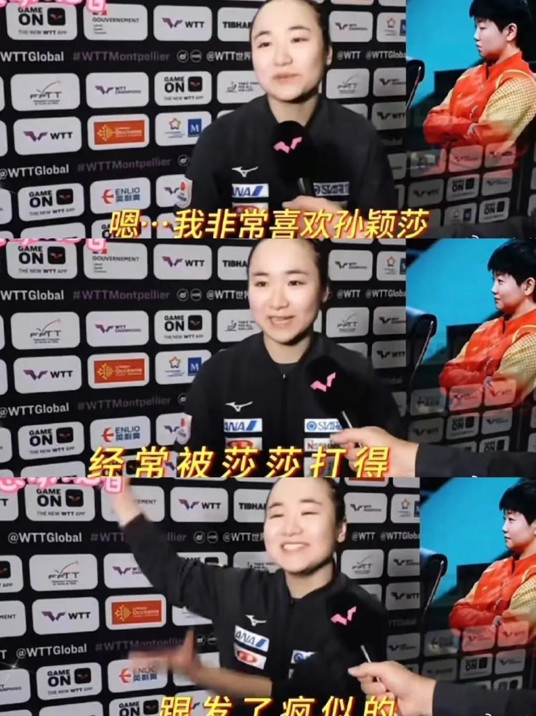 莎莎今天打伊藤，会穿蓝色短裤吗？
横滨冠军赛，莎莎穿着蓝色短裤来打桥本，把桥本拦
