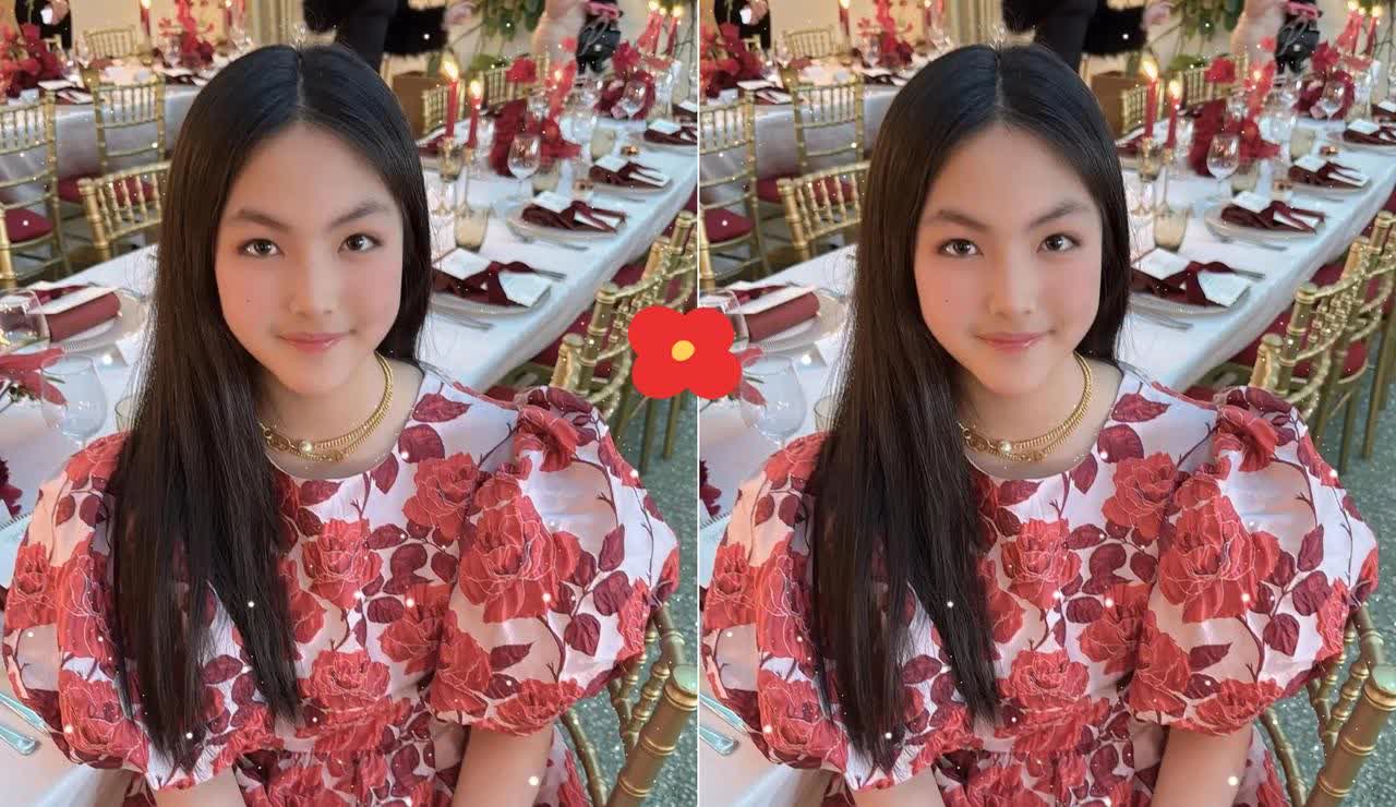 李湘怕是没料到，
宠成小公主的王诗龄，
长着长着成了“女版王岳伦”！从小穿名