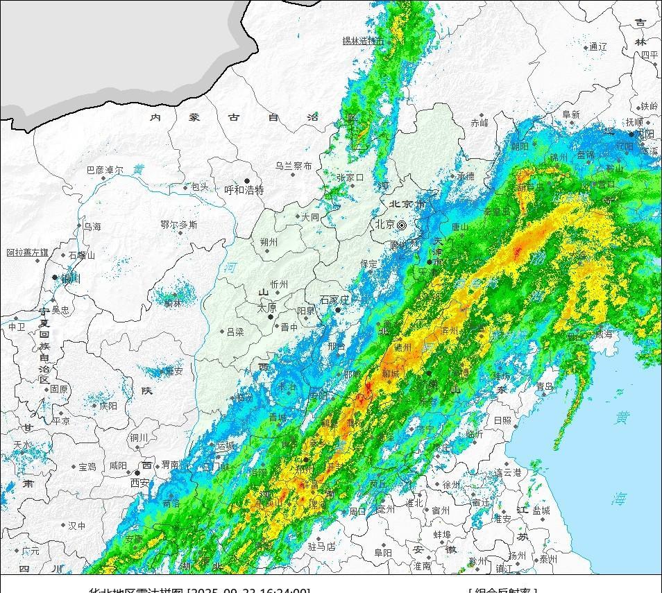 台风“桦加沙”的活动让北方的秋雨带也出现大幅增强，原先预计只有小雨或阵雨的河南山