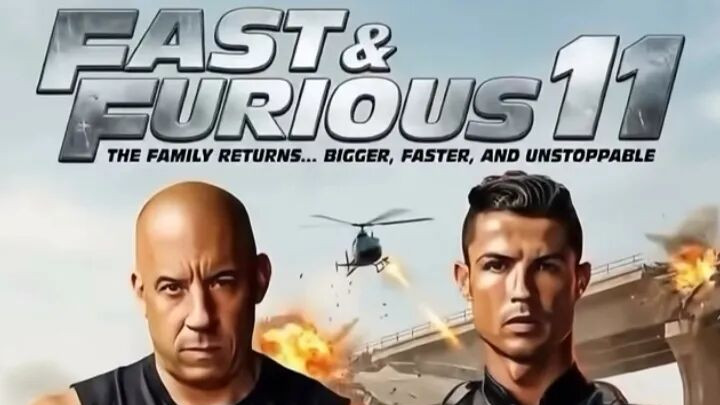 不是AI，C罗确定参演《速度与激情11》