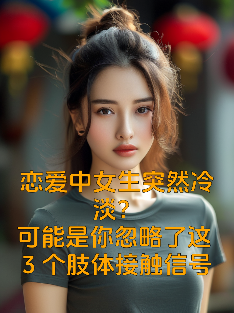 恋爱中女生突然冷淡？可能是你忽略了这3个肢体接触信号
