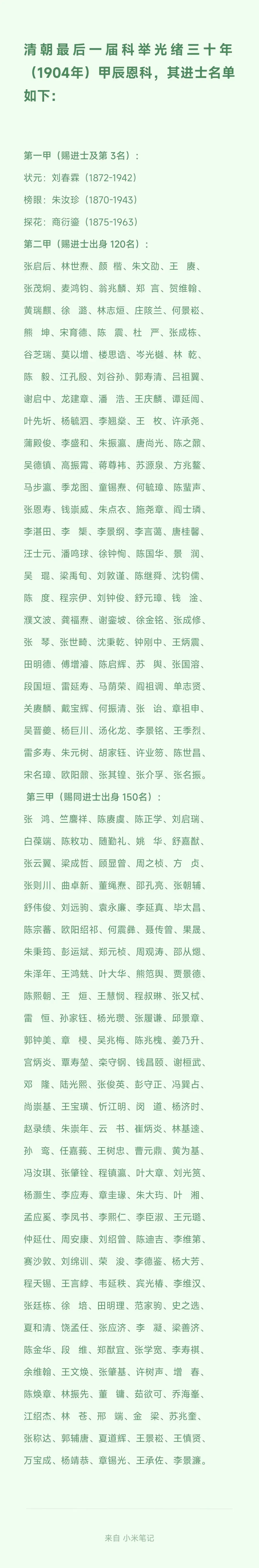 最后一届科举进士名单出炉，这些进士后来人生怎样了？