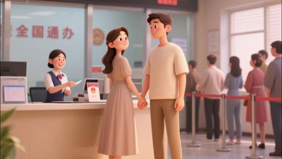 告别‘为爱奔波’时代！全国通办首对新人：以前回老家两天，现在10分钟