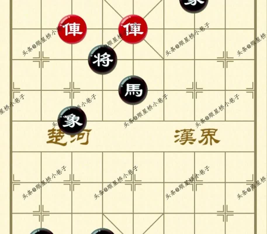 前方黑车进底就是绝杀，
后方黑马护主看似牢靠。
此刻，红方双车拥先手之优，如
