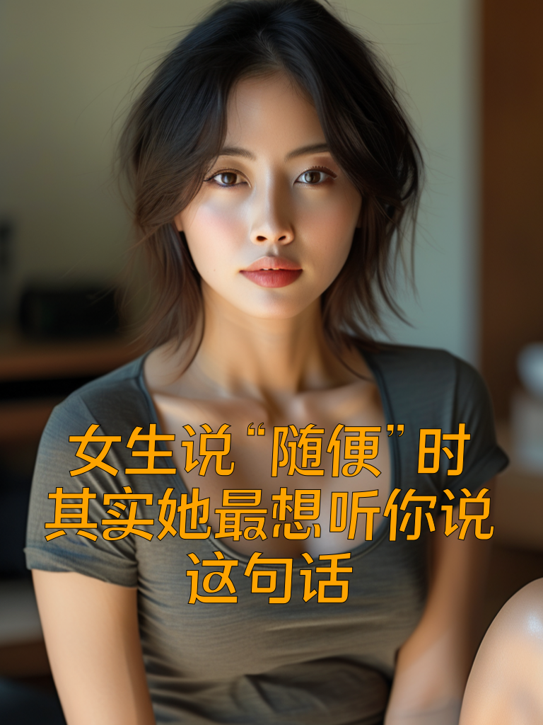 女生说“随便”时，其实她最想听你说这句话