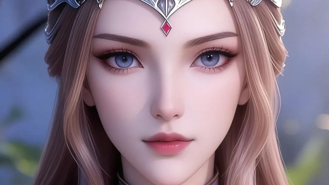 国漫女神#比比东#樱花下的比比东