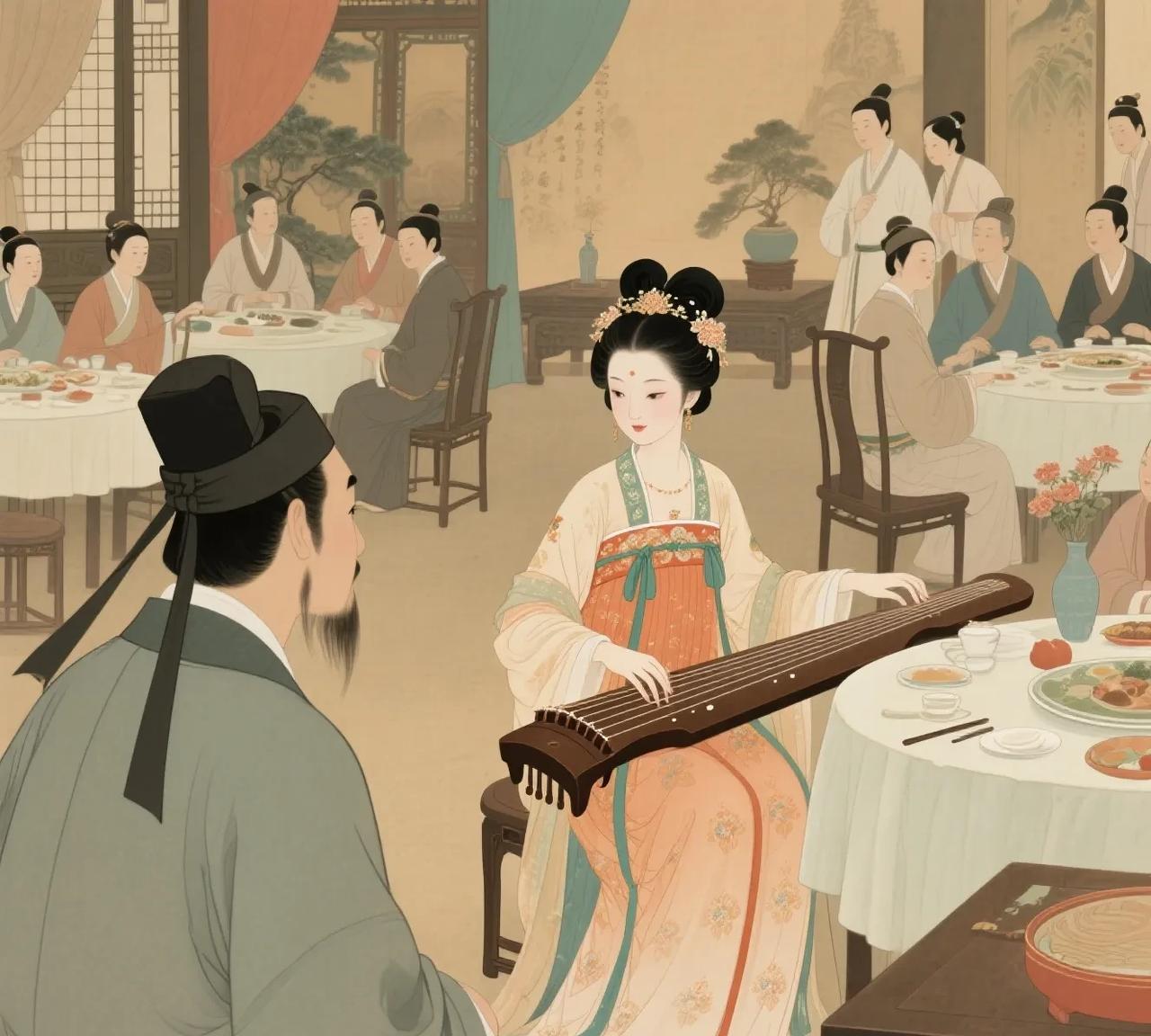 唐时，青年才俊韦固到一员外家作客。席间，一小姐姐登场演奏一曲。谁知，韦固竟对其一
