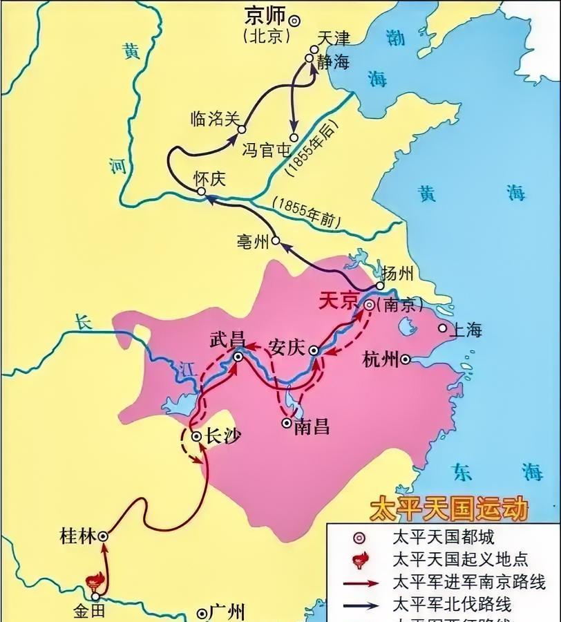 太平天国会玩，天王是广西人，却不在老家周边立足，而是挥师前往江浙沪地区，所占领的