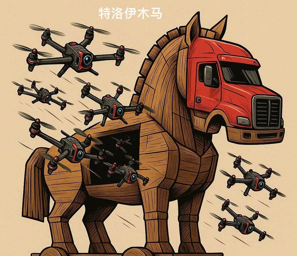 乌克兰的这次偷袭，某种程度上堪比新时代的“特洛伊木马”。
这种模式不仅仅会改变非