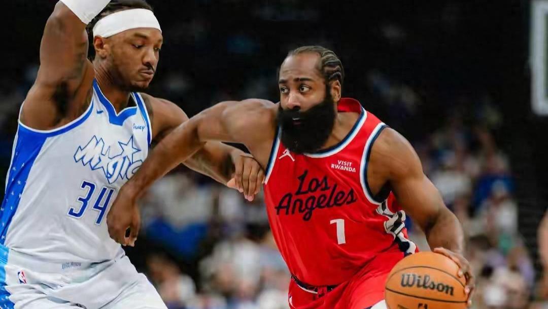 哈登空砍31+5+8，快船28分输魔术3连败