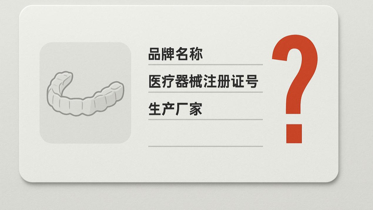 三步查清牙套“身世”：别让你的孩子用上“海狸家口腔同款”无证产品。