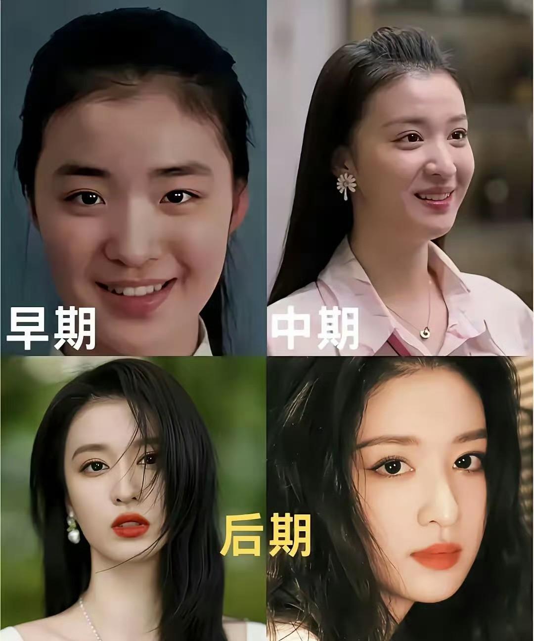 “红气养人”是真的！看看王楚然以前的照片和现在的对比，一下就明白了——人一红，整
