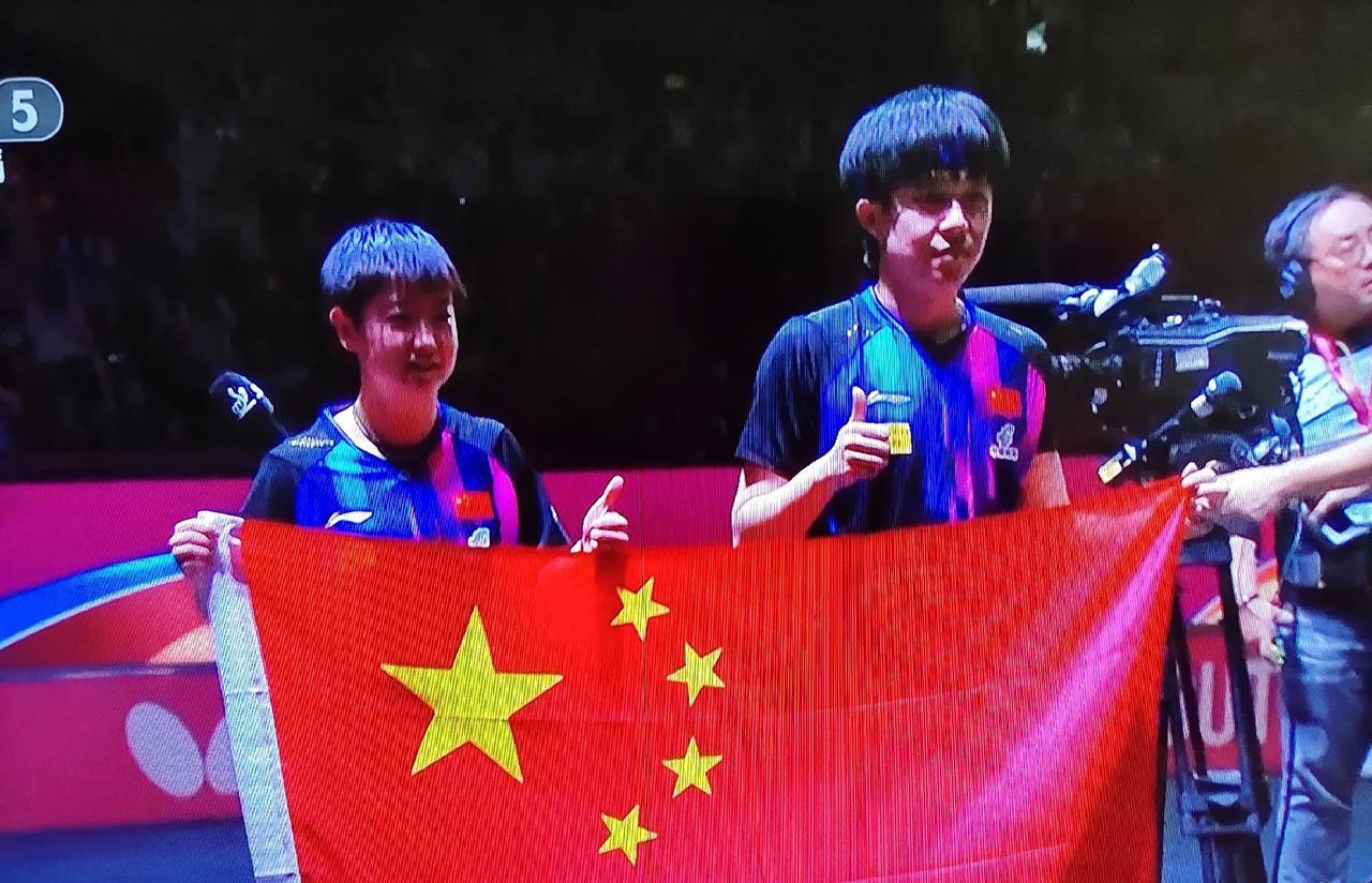 谁敢横刀立马，唯我莎头将军！多哈世乒赛传来喜讯：在刚刚结束的世乒赛混双决赛中，孙