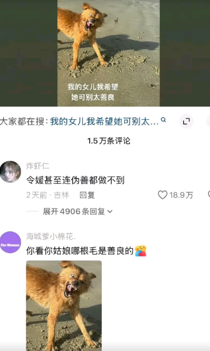 我的女儿,我希望她可别太善良