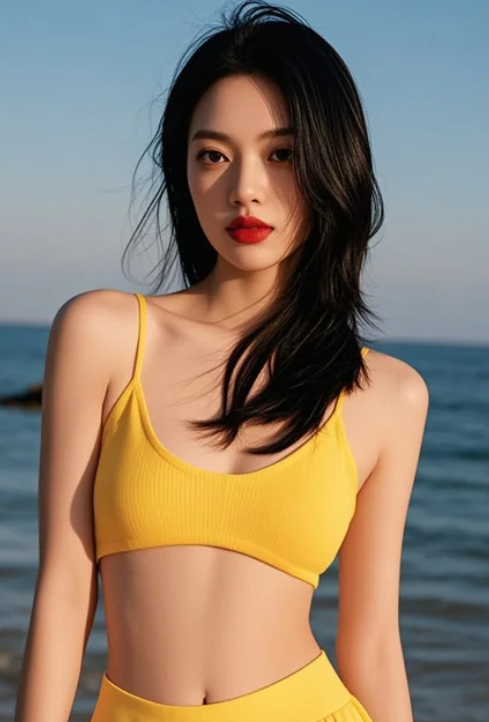 小姐姐的眼神太有穿透力，看得人心都沉静如湖！