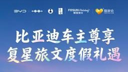 比亚迪与复星战略合作后，首个项目落地车主权益！