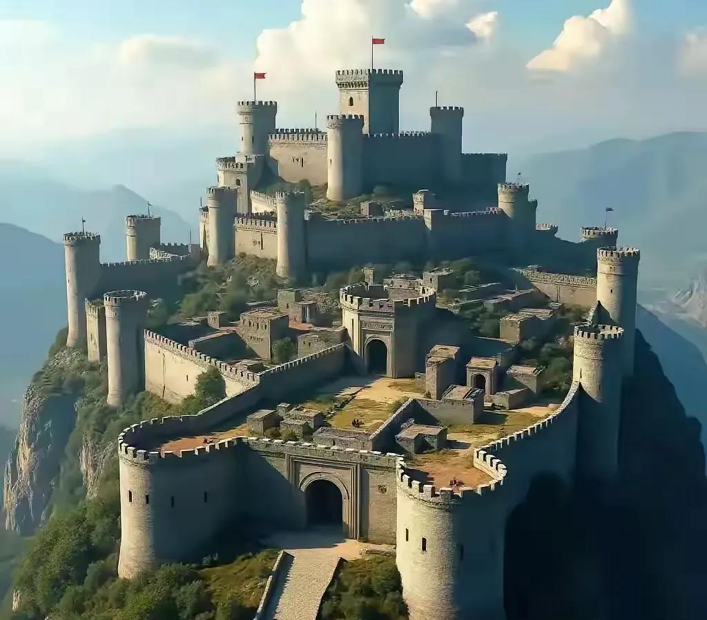 一直好奇古代的首都为什么不建立在山顶上面呢？
要是古代的首都像图中这样建在山顶上