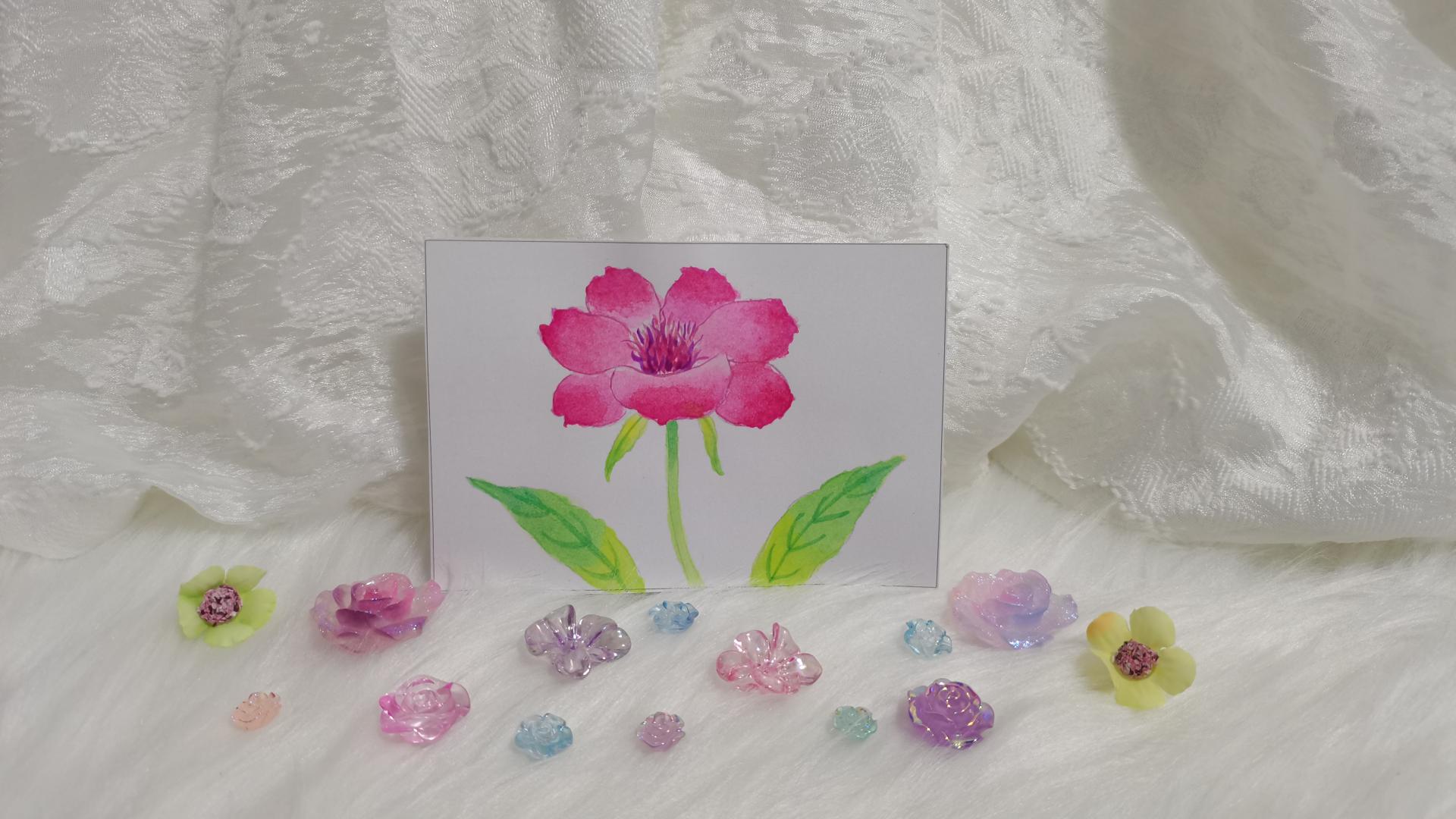 09 芍药（绘画 水彩 果花甘06）