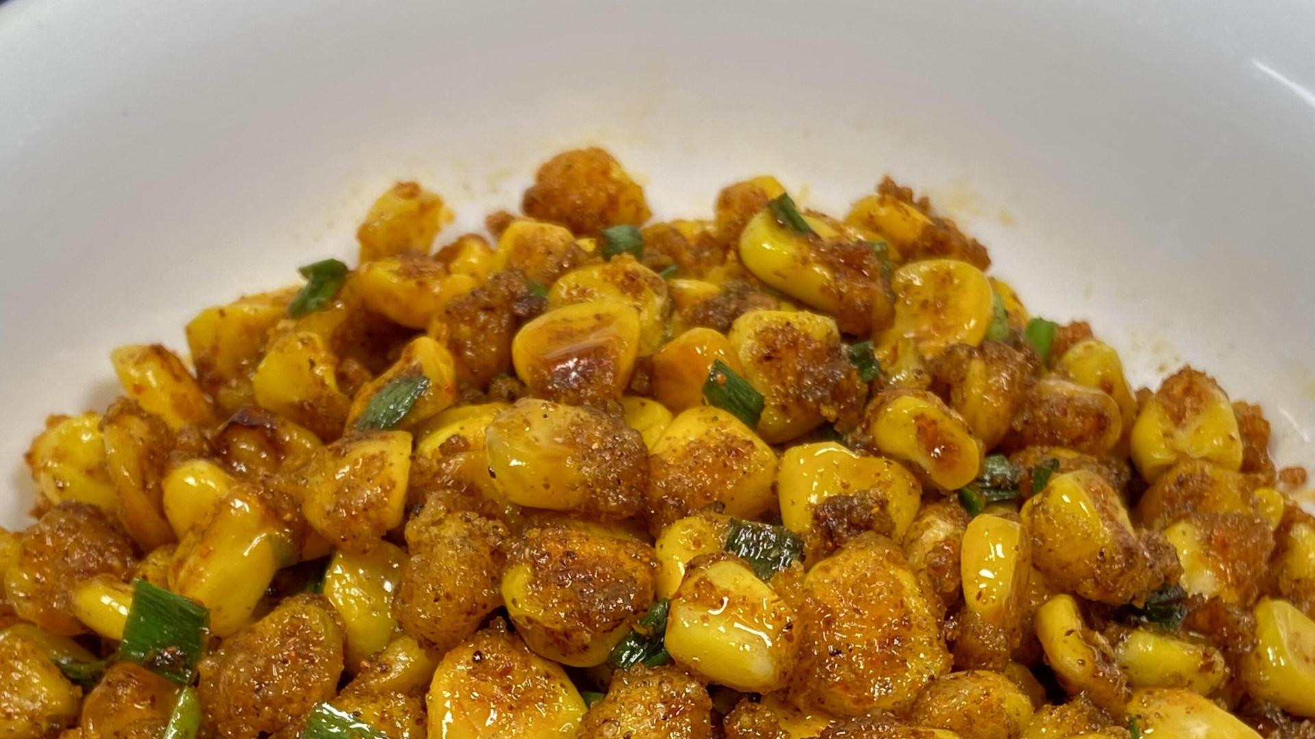 椒盐玉米粒：焦香裹甜，藏在米粒里的家常欢喜