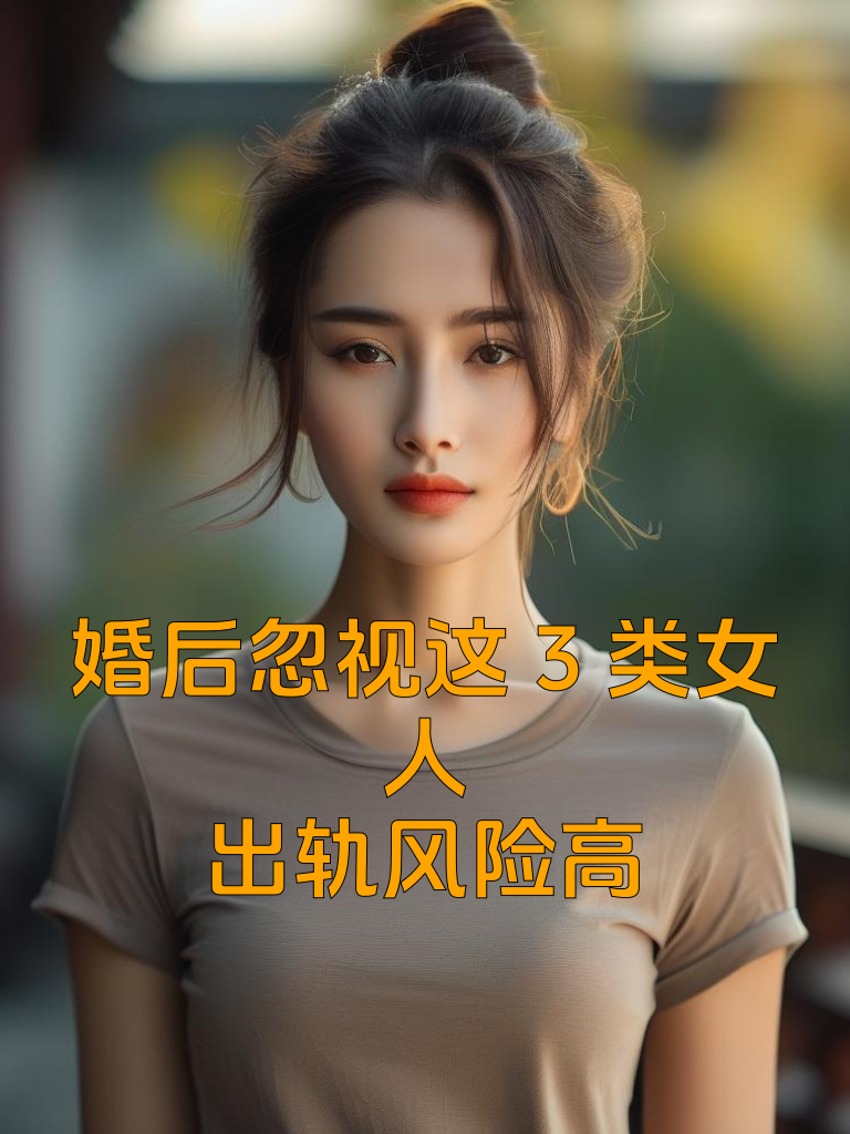 婚后忽视这3类女人，出轨风险高
