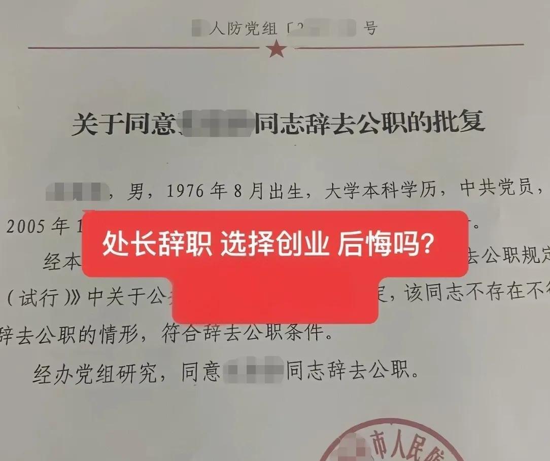 正式离职！认识一大哥在市人防办工作，他已经是他们单位副职，妥妥的实职副处。没想到
