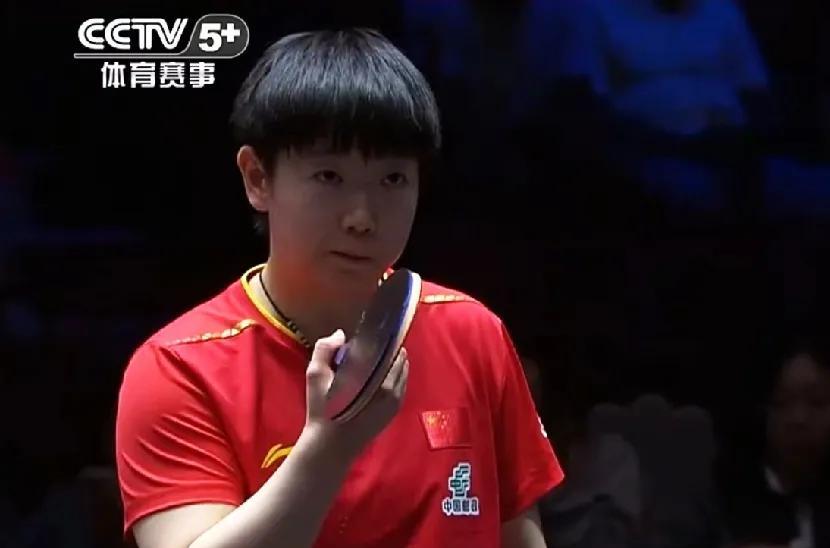 瑞典大满贯孙颖莎对战汉娜高达，
第一局竟然打出了个3：11，
莎莎你是要“吓死”