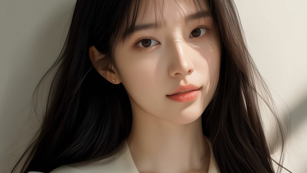 《眸光流转：邂逅灵动美人》