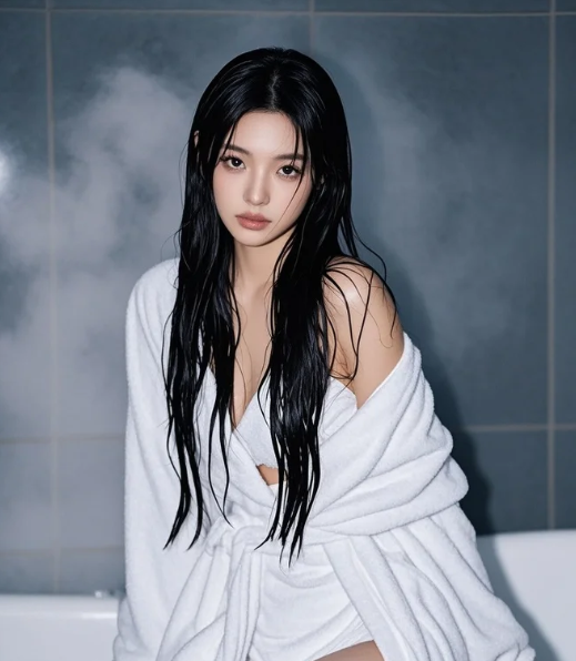 水润肌肤勾勒完美比例美女写真