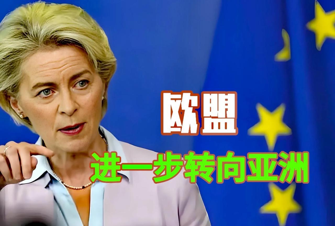 冯德莱恩一句话，特朗普坐不住了！欧盟将进一步转向亚洲。
美欧是一家啊！难道这是不