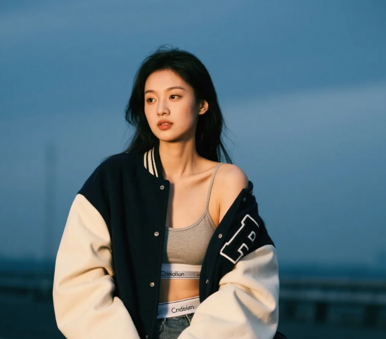 冷艳与慵懒的协奏曲——夹克酷妹图鉴
