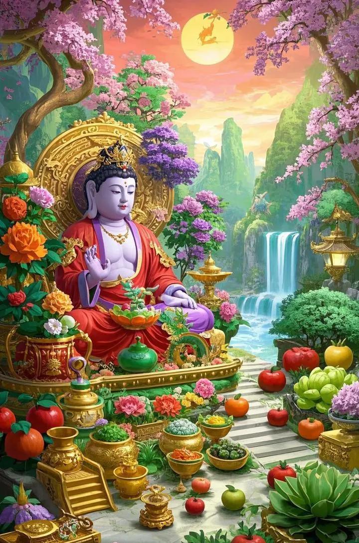 3.?一求佛祖保安泰，日常琐事皆轻快，烦恼忧愁全不在，生活自在笑颜开。
二求佛祖