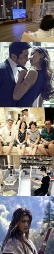 主持人问黄晓明：“听说你在上海的房子价值1.1亿，就在东方明珠旁边？”

黄晓明