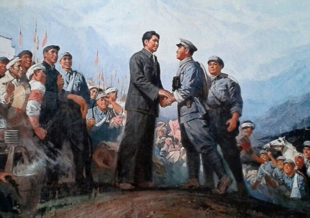 井冈山会师”是毛主席与朱老总的伟大会师，但是，后来却被人换成了林彪与毛主席的会师