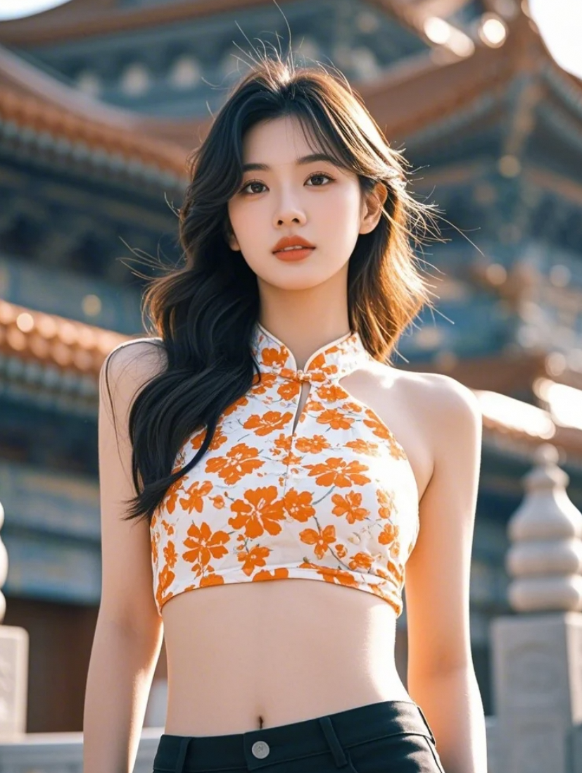 甜美御姐的古风课：草履叩响山石，发丝垂落是温柔