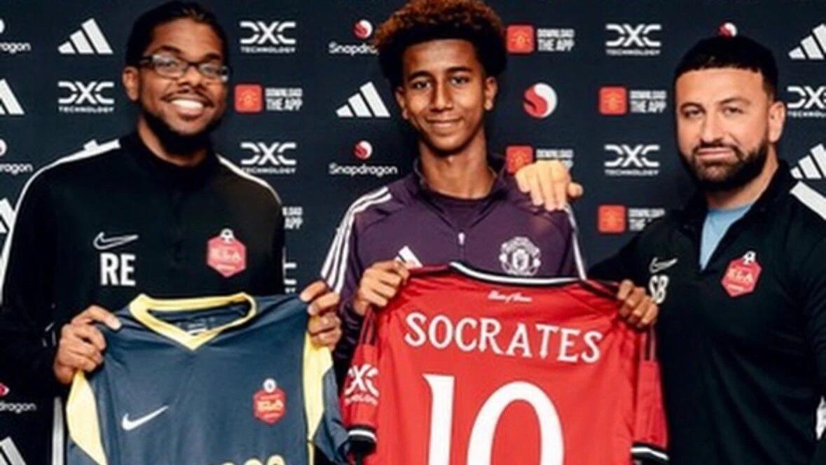 曼联官宣签13岁中卫苏格拉底，无意老拉莫斯！700万左闸拒绝出租