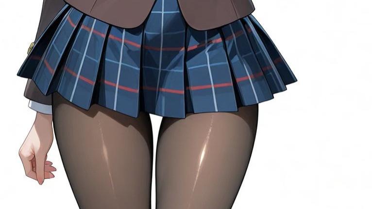 用 ComfyUI 生成的这组少女通勤风插画