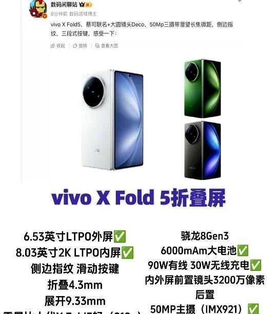 5999元？
vivo新折叠屏不要太卷啊！