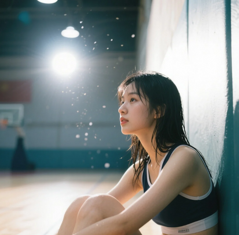 球场边的氧气美女，这氛围感直接拉满！