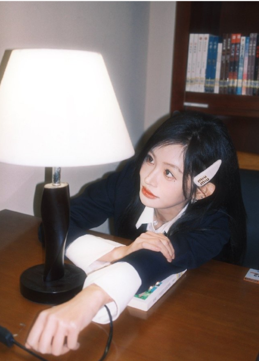 张昕这元气少女的穿搭，nice！