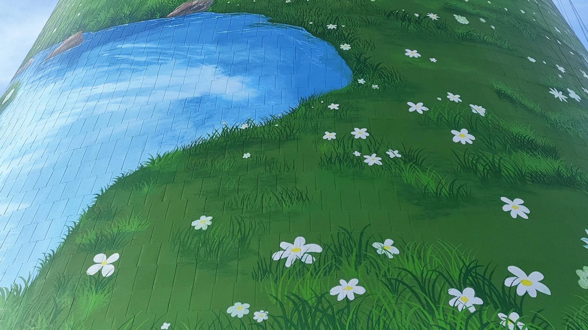 彩绘映黄海 双塔绘绿章—宏顺建设铸就连云港海边绿色工业新地标