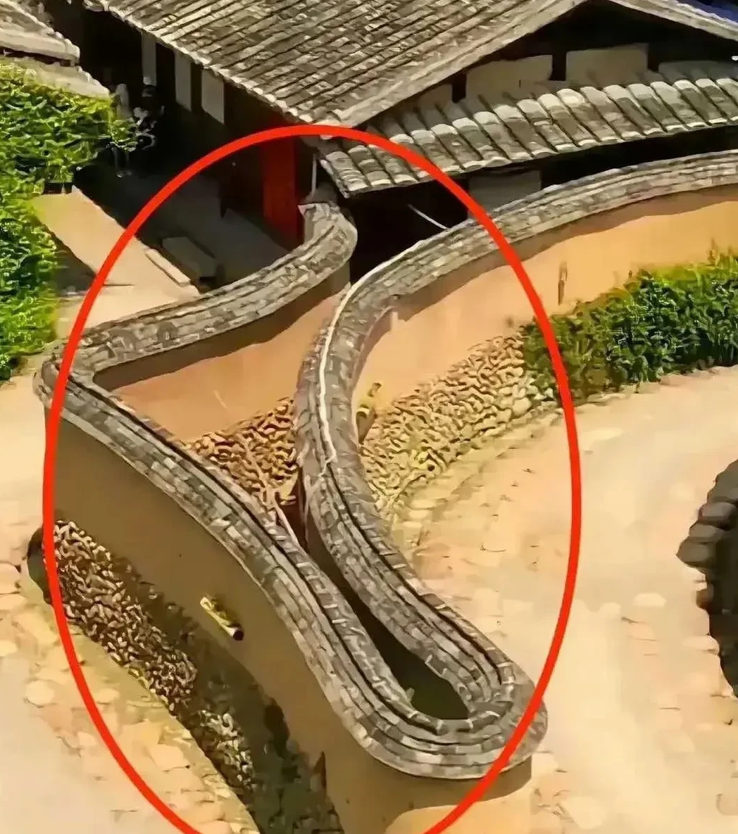 谁知道在农村建这样一堵墙的目的是什么？