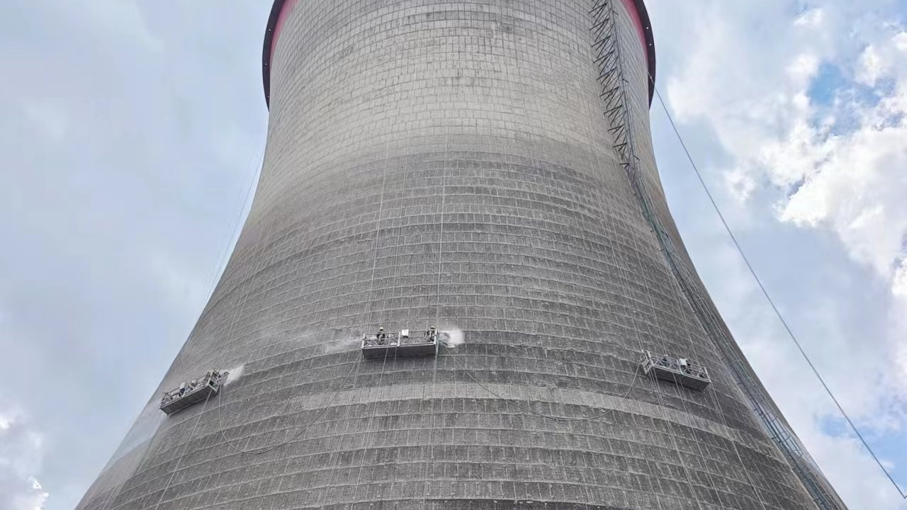 双曲线冷却塔新建工程完工 筑牢工业降温防线