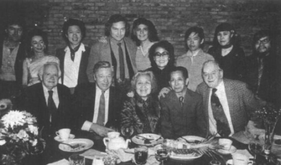 1981年11月，中国著名作家丁玲和她的丈夫陈明在美国康涅狄格州的麦迪逊市，拜访