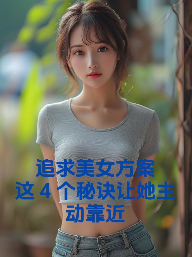 追求美女方案：这4个秘诀让她主动靠近