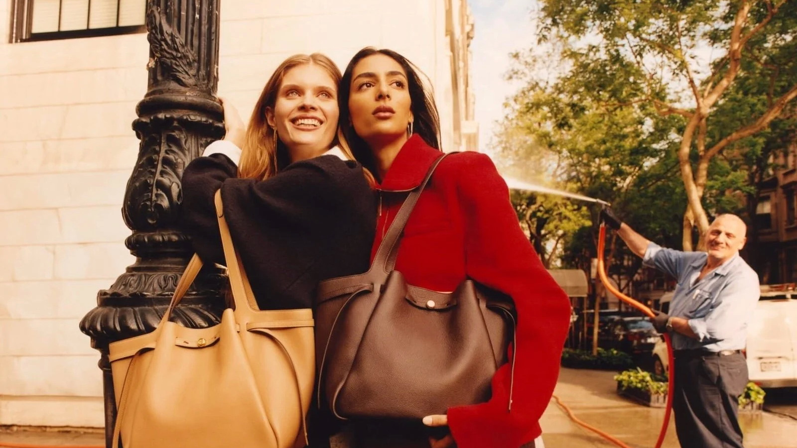 美国超模瑟蕾娜，汤丽柏琦纽约秋冬新品展示