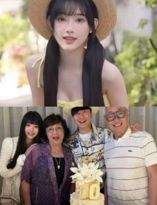 好家伙！林俊杰这是带着“00后”女友正式见家长了？
庆生合照里，23岁的网红七七